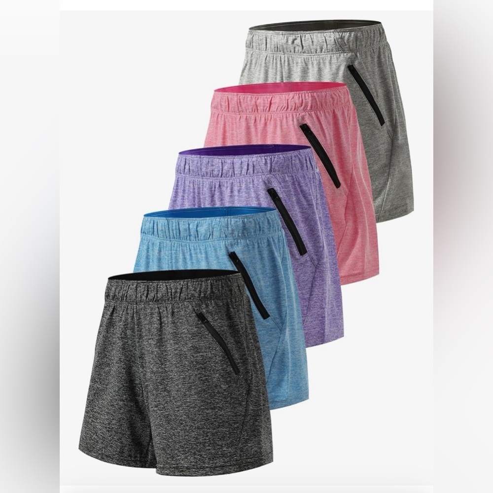 Colorful Athletic Shorts Set